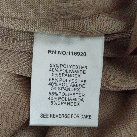 Lucy & Co. Champagne Beaded Mini Dress Stretchy size Small - Picture 13 of 16